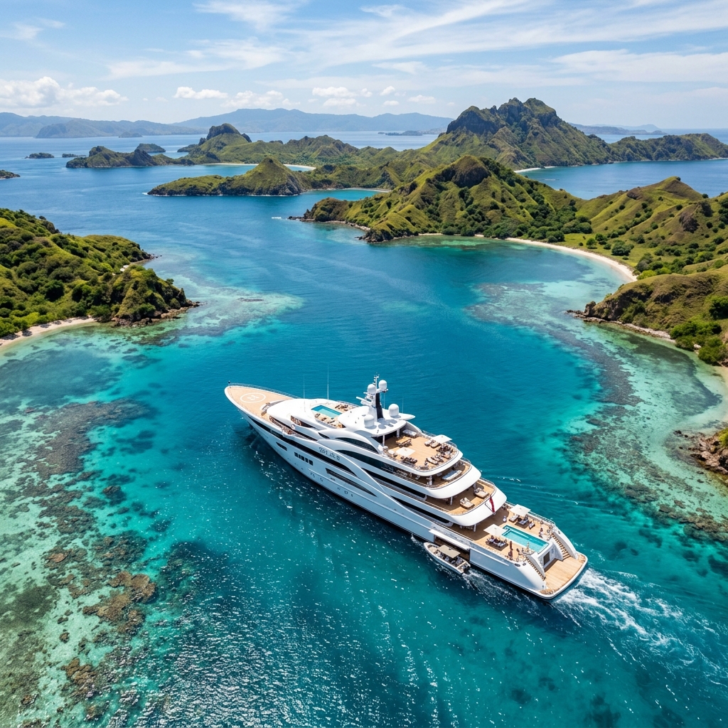 Luxury yacht managed by Indocruises in Labuan Bajo